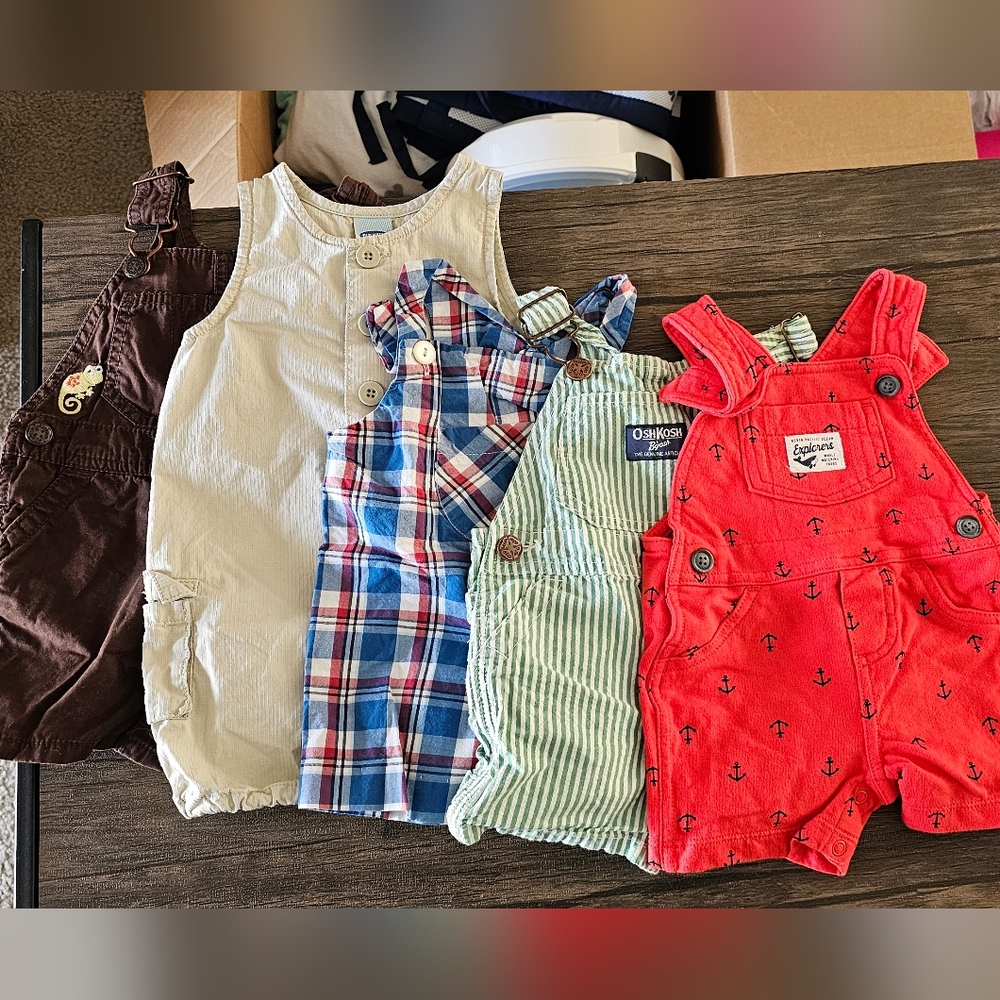 Lot of Boys 6m Overalls